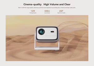 Wanbo Vali 1 Pro smart projektor, hvit