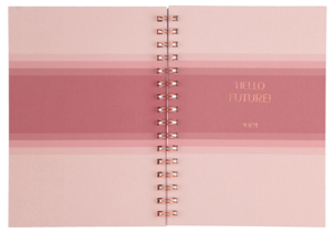 Ukekalender A5 2020-2021, rosa