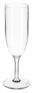 Champagneglas 17 cl, Nordiska plast
