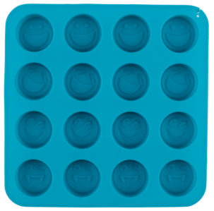 Silikonbakform Smiley mini