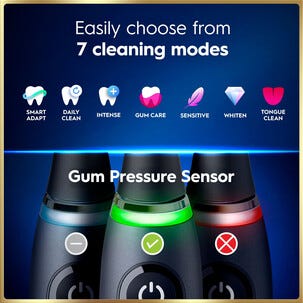 Oral-B iO9 elektrisk tannbørste Duo, 7 børstemodi, 2-pakning