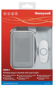 Honeywell trådløs ringeklokke DC311NP2, hvit