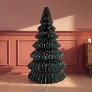 Juletre i papir, dekorasjon, stor, 150 cm