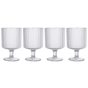 Vinglas i plast 23 cl stapelbara, 4-pack