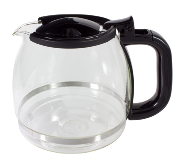 Glaskanna till 44-4975, 1,25 l, svart