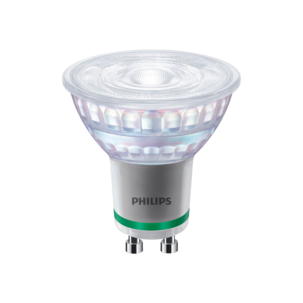 Kallvit LED-lampa spot GU10 2,1 W, Philips Ultra Efficient