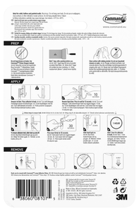 Command självhäftande krok dubbel, large