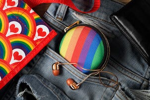 Hörlursfodral med spegel