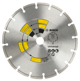 Diamantkapskiva universal 125 mm, Bosch