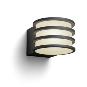 Philips Hue Lucca 17401 Seinävalaisin ulos, musta