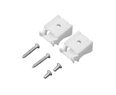 Feste til gardinskinne Alex, vegg og tak, 2-pakning