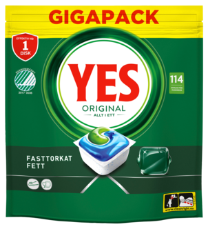 Yes Original All In One maskindisk regular, 114-pack