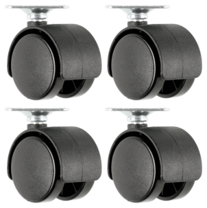 Möbelhjul fästplatta, 4-pack