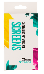 Rengöringsservetter för dator och mobil, 20-pack