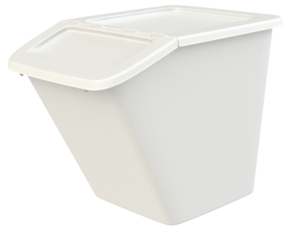 Förvaringsbox med vikbart lock 