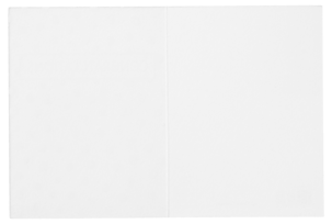 Gratulasjonskort dobbelt med blank innside, 11 × 8 cm