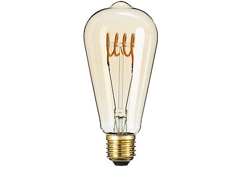 Northlight retro LED-pære med skumringsrelé