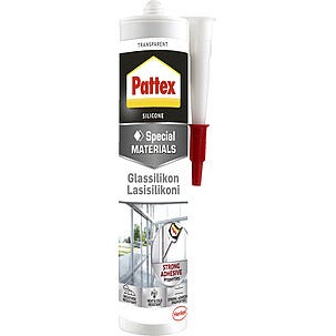 Pattex transparent silikon til glass