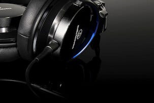 Audio Technica ATH-MSR7GM hodetelefoner med mikrofon