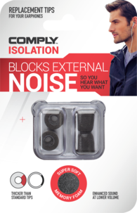 Comply Universal lydisolerende øreplugger