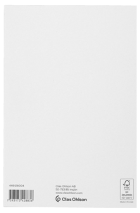 Gratulasjonskort dobbelt med blank innside, 12 x 17 cm