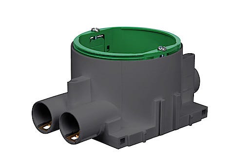 Apparatboks, enkelgips