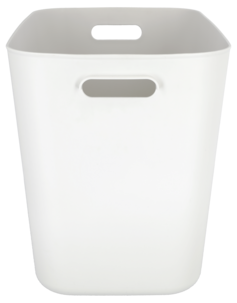 Serenity oppbevaringsboks i plast uten lokk, hvit