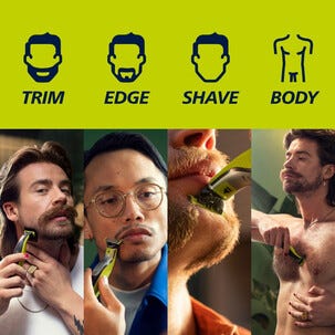 Philips OneBlade Face and Body QP2834/23, elektrisk rakhyvel