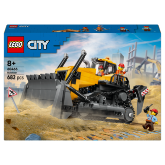 LEGO City Keltainen puskutraktori 60466, yli 8-vuotiaille