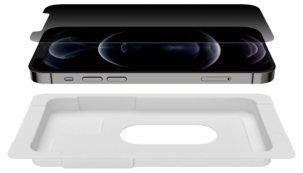 Näytönsuoja iPhone 12 / 12 Pro, Belkin Tempered Glass Privacy Anti-Microbial