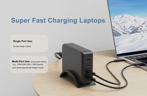 Bordsladdare USB-C GaN 240 W, 4 portar