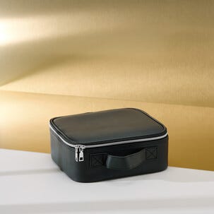 Meikkilaukku, LED-peili ja siirrettävä lokero