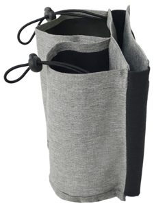 Pulloteline matkalaukkuun tai lentolaukkuun, harmaa