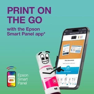 Epson Ecotank ET-2856 Tulostin, jossa skanneri ja LCD-näyttö
