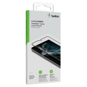 Skjermbeskytter Samsung Galaxy S22 Ultra, Belkin TrueClear Curve