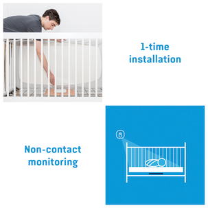 Babyvakt med rörelsemonitor och video, Angelcare AC327