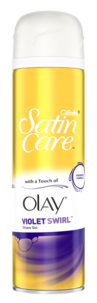 Rakgel Gillette Satin Care Violet Swirl