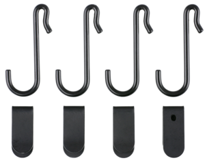 Kroker og klips til metallnett, 8-pack