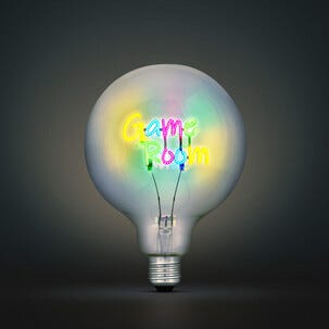 LED-lampa med lysande motiv E27 4 W dimbar