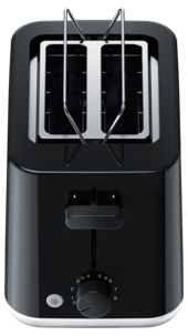 Braun Breakfast 1 brødrister, 2 skiver, svart, HT1010BK