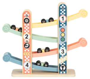 Kulebane i tre med biler, fra 18 måneder