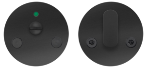 Toalettvred Beslagsboden, svart