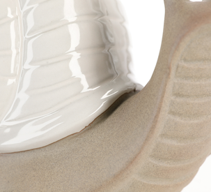 Dekorationsfigur Snigel, grå