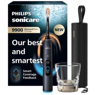 Philips Sonicare Next-Generation DiamondClean 9900 elektrisk tannbørste, svart
