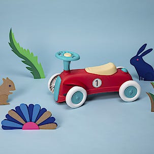 Clementoni gåbil i resirkulert materiale 