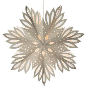 Adventsstjärna papp snöflinga 46 cm, Northlight