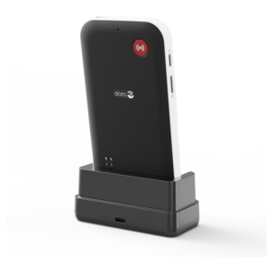 Doro Leva X10 mobiltelefon for eldre, hvit