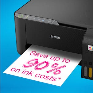 Epson EcoTank ET-2864 blekkskriver med blekk