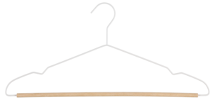 Kleshenger metall og tre, 3-pakning