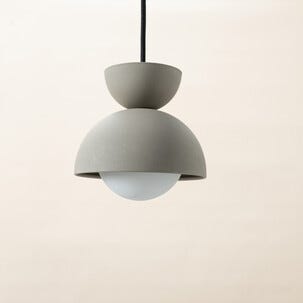 Birk hengende vinduslampe i svart metall 15 cm, Northlight